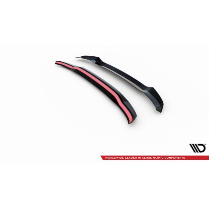Maxton Design prodloužení spoileru pro BMW X3 G01, černý lesklý plast ABS, M-Pack