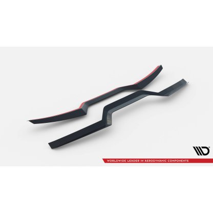 Maxton Design prodloužení spoileru pro BMW X6 G06 /M-Pack, černý lesklý plast ABS