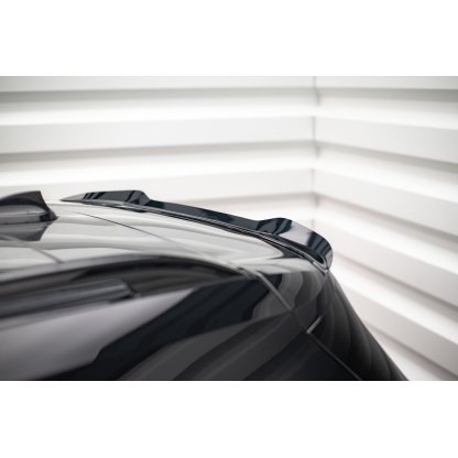 Maxton Design prodloužení spoileru pro BMW X7 G07, černý lesklý plast ABS