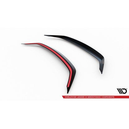 Maxton Design prodloužení spoileru pro Chevrolet Camaro SS Mk6 Facelift, černý lesklý plast ABS