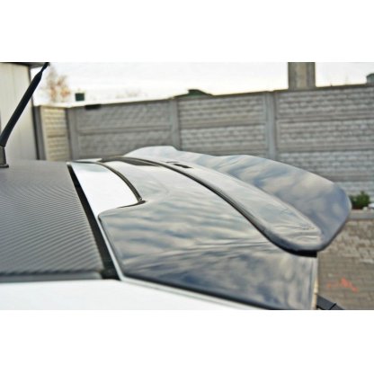 Maxton Design prodloužení spoileru pro Fiat Grande Punto Grande Punto Abarth, černý lesklý plast ABS