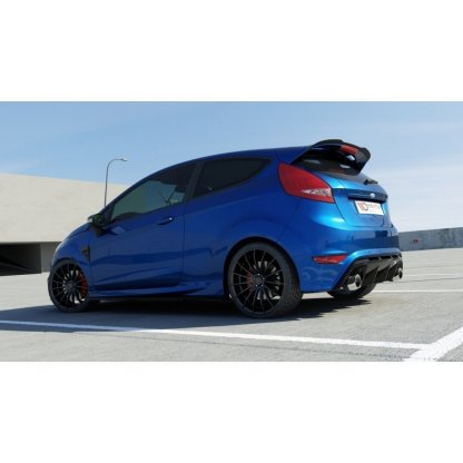 Maxton Design prodloužení spoileru pro Ford Fiesta ST Mk7 Facelift, carbon-Look, ST-Line