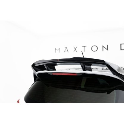 Maxton Design prodloužení spoileru pro Ford Fiesta ST Mk8, Mk8 Facelift, černý lesklý plast ABS