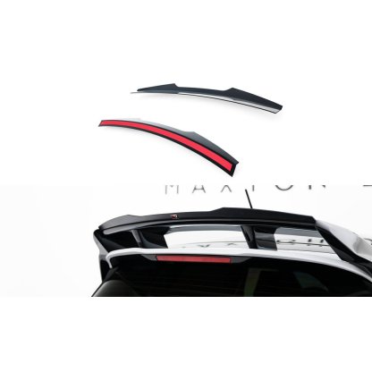 Maxton Design prodloužení spoileru pro Ford Fiesta ST Mk8, Mk8 Facelift, černý lesklý plast ABS