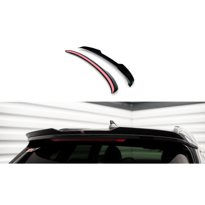 Maxton Design prodloužení spoileru pro Hyundai Tucson Mk4, černý lesklý plast ABS