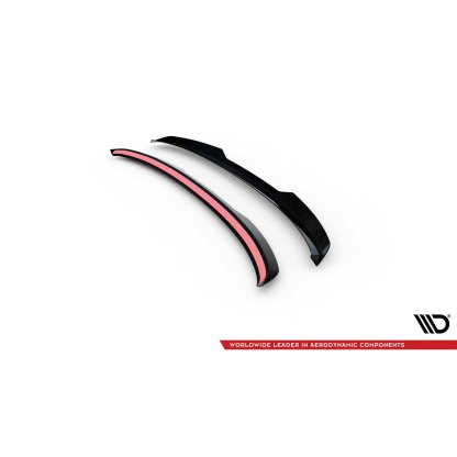 Maxton Design prodloužení spoileru pro Hyundai Tucson Mk4, černý lesklý plast ABS