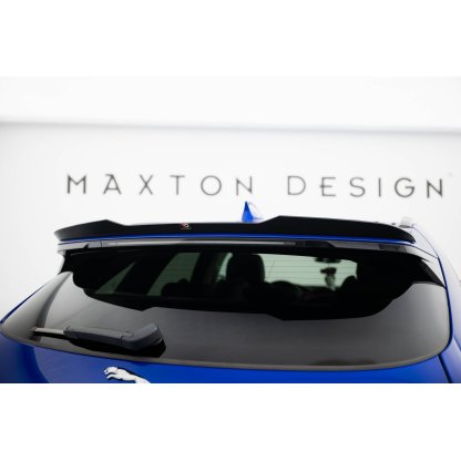 Maxton Design prodloužení spoileru pro Jaguar F-Pace R-Sport Mk1, černý lesklý plast ABS