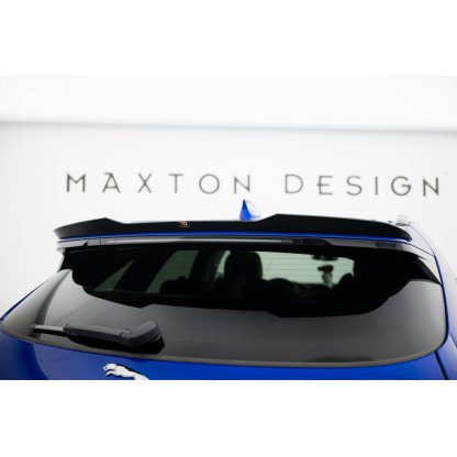 Maxton Design prodloužení spoileru pro Jaguar F-Pace R-Sport Mk1, černý lesklý plast ABS
