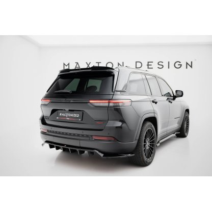 Maxton Design prodloužení spoileru pro Jeep Grand Cherokee WL, černý lesklý plast ABS, Trailhawk