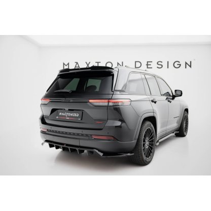 Maxton Design prodloužení spoileru pro Jeep Grand Cherokee WL, černý lesklý plast ABS, Trailhawk