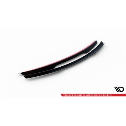 Maxton Design prodloužení spoileru pro Mercedes CLK W209, černý lesklý plast ABS, Cabriolet