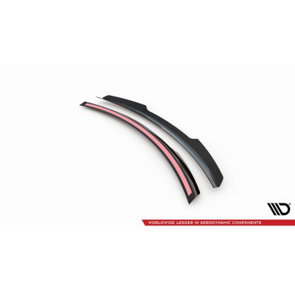 Maxton Design prodloužení spoileru pro Mercedes CLK W209, černý lesklý plast ABS, Cabriolet