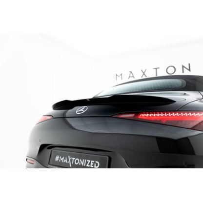 Maxton Design prodloužení spoileru pro Mercedes SL R232/AMG 63, černý lesklý plast ABS