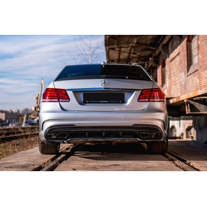 Maxton Design prodloužení spoileru pro Mercedes třída E W212 Facelift/Sedan/E63 AMG, plast ABS bez povrchové úpravy