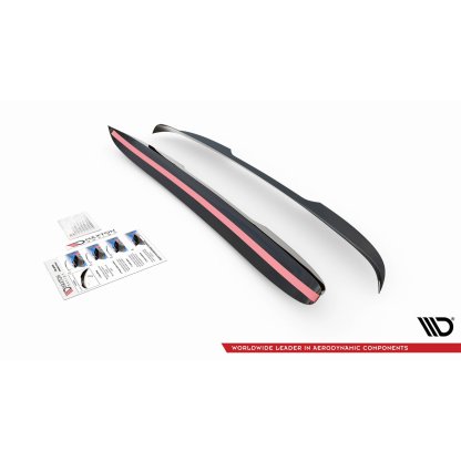 Maxton Design prodloužení spoileru pro Mercedes třída V W447F, černý lesklý plast ABS, AMG-Line