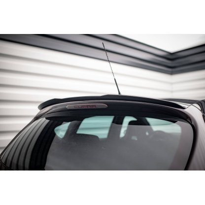 Maxton Design prodloužení spoileru pro Seat Leon Cupra Mk2, černý lesklý plast ABS