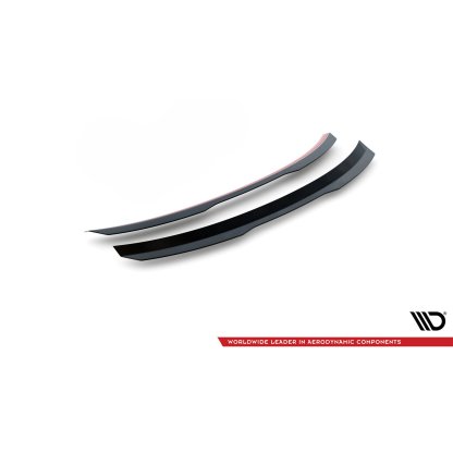 Maxton Design prodloužení spoileru pro Seat Leon Cupra Mk2, černý lesklý plast ABS