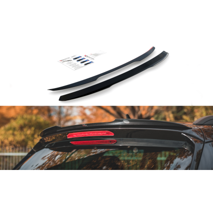 Maxton Design prodloužení spoileru pro Škoda Karoq Sportline 2017-, černý lesklý plast ABS