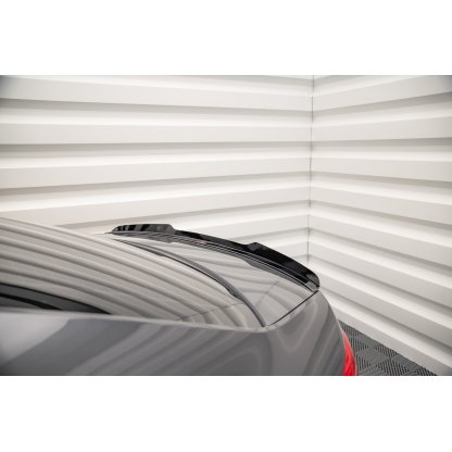 Maxton Design prodloužení spoileru pro Škoda Octavia Mk3 Facelift, černý lesklý plast ABS