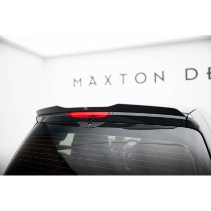 Maxton Design prodloužení spoileru pro Smart Fortwo C451 Facelift, černý lesklý plast ABS, Brabus