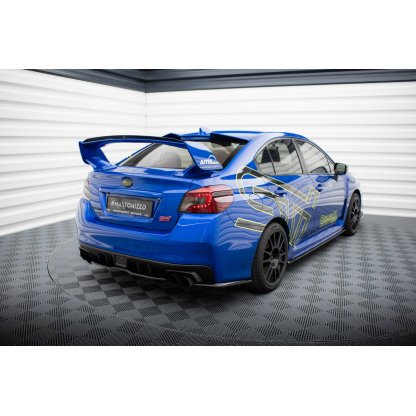 Maxton Design prodloužení spoileru pro Subaru Impreza Mk4, černý lesklý plast ABS