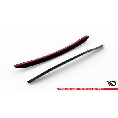 Maxton Design prodloužení spoileru pro Subaru Impreza Mk4, černý lesklý plast ABS