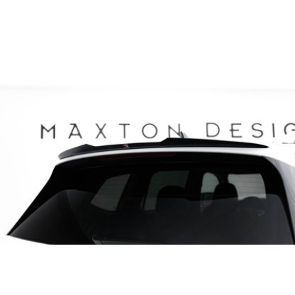 Maxton Design prodloužení spoileru pro Volkswagen Atlas R-Line Mk1 Facelift 2, černý lesklý plast ABS