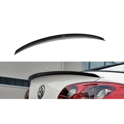 Maxton Design prodloužení spoileru pro Volkswagen CC, černý lesklý plast ABS