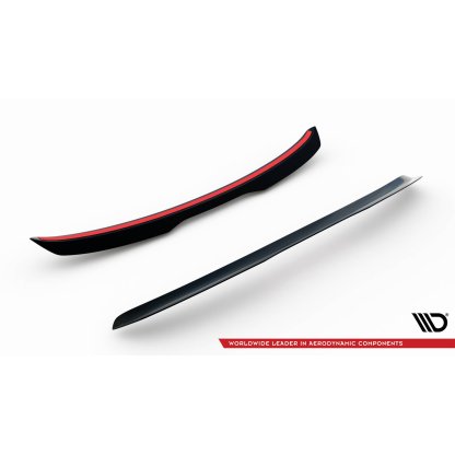Maxton Design prodloužení spoileru pro Volkswagen Golf GTI Mk6, černý lesklý plast ABS