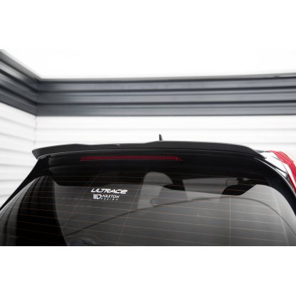 Maxton Design prodloužení spoileru pro Volkswagen Golf GTI Mk7, černý lesklý plast ABS