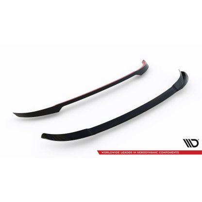 Maxton Design prodloužení spoileru pro Volvo EX30 Mk1, černý lesklý plast ABS