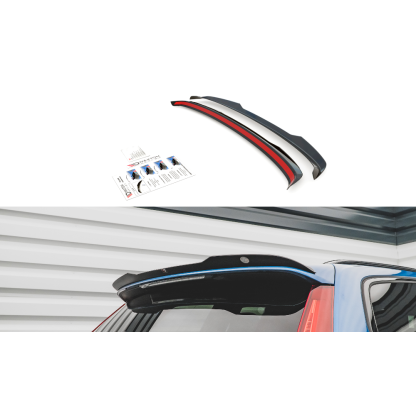 Maxton Design prodloužení spoileru pro Volvo V60 R-Design Mk2, carbon-Look