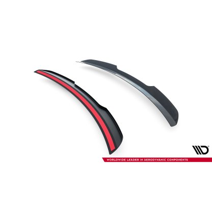 Maxton Design prodloužení spoileru ver.1 pro Audi RSQ8 Mk1, černý lesklý plast ABS