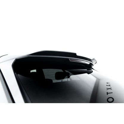 Maxton Design prodloužení spoileru ver.1 pro Audi SQ8 Mk 1 FL, černý lesklý plast ABS
