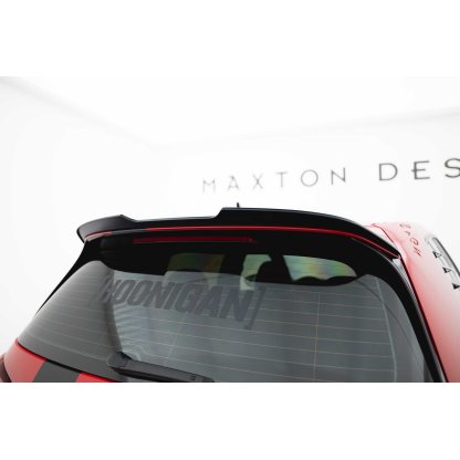 Maxton Design prodloužení spoileru ver.2 pro Volkswagen Golf R Mk7 Facelift, černý lesklý plast ABS