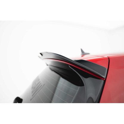Maxton Design prodloužení spoileru ver.2 pro Volkswagen Golf R Mk7 Facelift, černý lesklý plast ABS