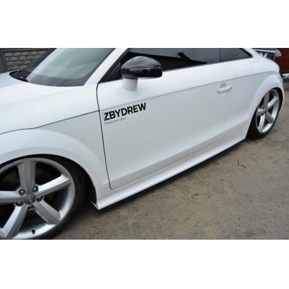 Maxton Design "Racing" difuzory pod boční prahy pro Audi TT RS 8J, plast ABS bez povrchové úpravy