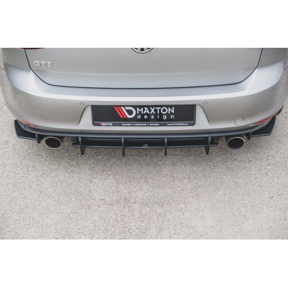 Maxton Design "Racing durability" boční difuzory pod zadní nárazník ver.1 pro Volkswagen Golf GTI Mk7, plast ABS bez povrchové úpravy