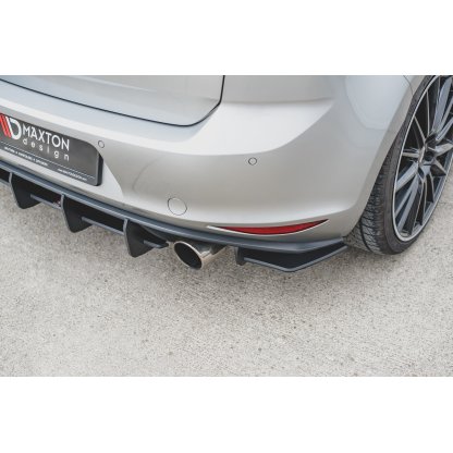 Maxton Design "Racing durability" boční difuzory pod zadní nárazník ver.1 pro Volkswagen Golf GTI Mk7, plast ABS bez povrchové úpravy
