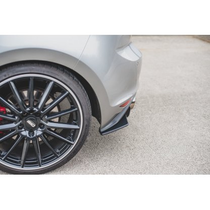 Maxton Design "Racing durability" boční difuzory pod zadní nárazník ver.1 pro Volkswagen Golf GTI Mk7, plast ABS bez povrchové úpravy