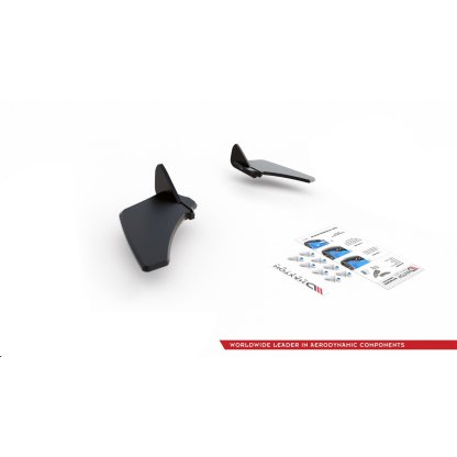 Maxton Design "Racing durability" boční difuzory pod zadní nárazník ver.1 pro Volkswagen Golf GTI Mk7, plast ABS bez povrchové úpravy