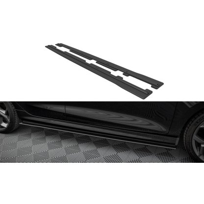 Maxton Design "Racing durability" difuzory pod boční prahy pro Ford Fiesta ST Mk8, plast ABS bez povrchové úpravy, vč. ST-Line