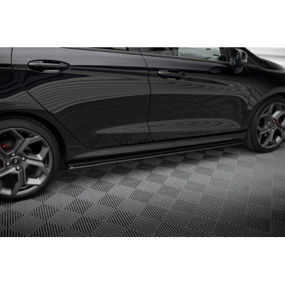 Maxton Design "Racing durability" difuzory pod boční prahy pro Ford Fiesta ST Mk8, plast ABS bez povrchové úpravy, vč. ST-Line