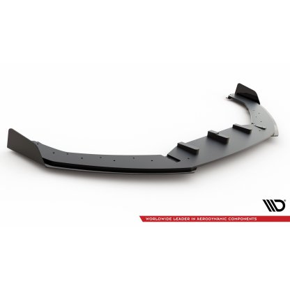 Maxton Design "Racing durability" spoiler pod přední nárazník s rohovými splittery pro Audi RS3 8V, plast ABS bez povrchové úpravy, Sportback