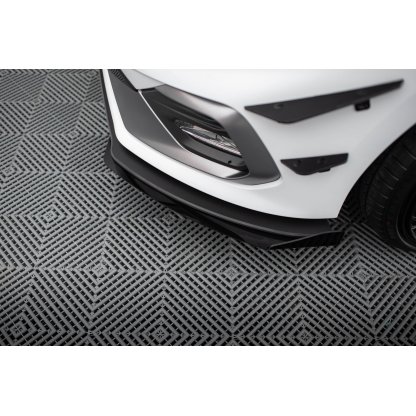 Maxton Design "Racing durability" spoiler pod přední nárazník s rohovými splittery pro Ford Fiesta ST Mk8, plast ABS bez povrchové úpravy, vč. ST-Line