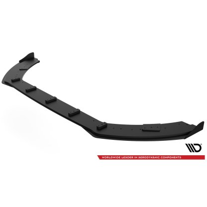 Maxton Design "Racing durability" spoiler pod přední nárazník s rohovými splittery pro Ford Fiesta ST Mk8, plast ABS bez povrchové úpravy, vč. ST-Line