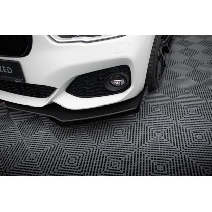 Maxton Design "Racing durability" spoiler pod přední nárazník ver.3 s křidélky pro BMW řada 1 F20- F21 Facelift, plast ABS bez povrchové úpravy