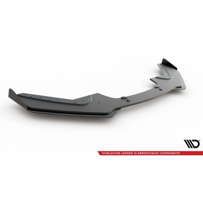 Maxton Design "Racing durability" spoiler pod přední nárazník ver.3 s křidélky pro BMW řada 1 F20- F21 Facelift, plast ABS bez povrchové úpravy