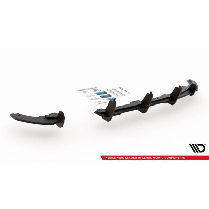 Maxton Design "Racing durability" vložka zadního nárazníku pro Volkswagen Polo GTI Mk6, plast ABS bez povrchové úpravy