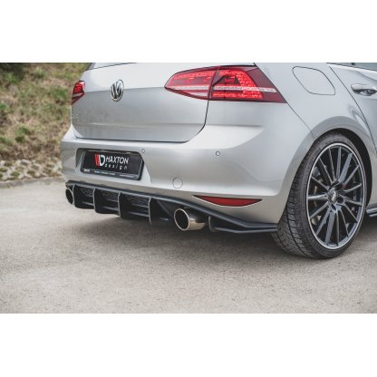 Maxton Design "Racing durability" zadní difuzor ver.1 pro Volkswagen Golf GTI Mk7, plast ABS bez povrchové úpravy